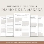 Diario de la mañana imprimible en PDF