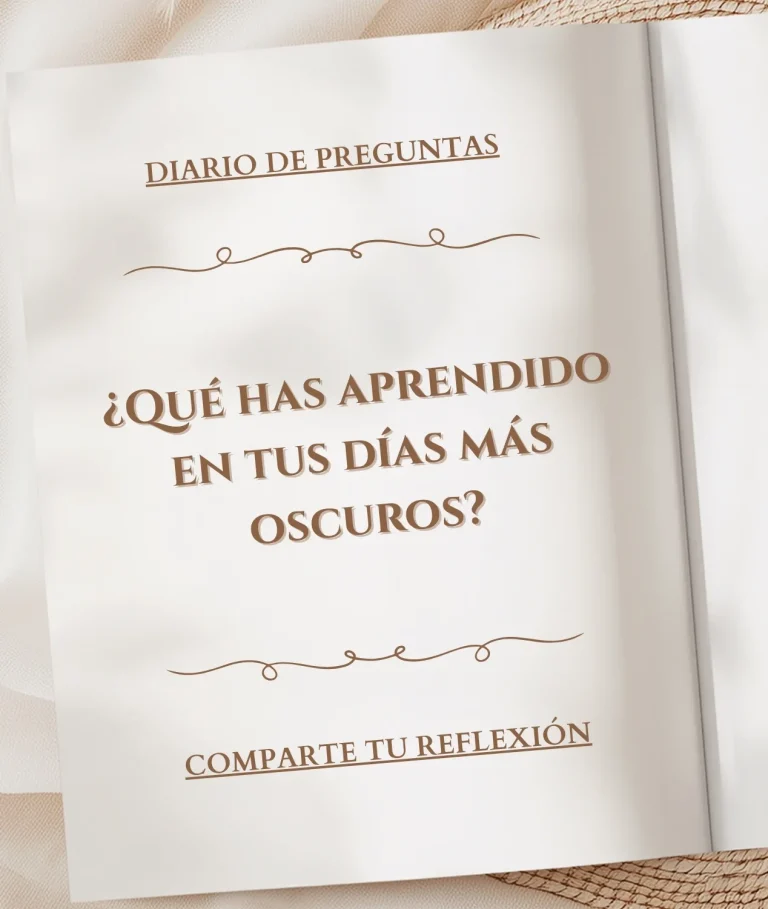 Qué has aprendido en tus días más oscuros