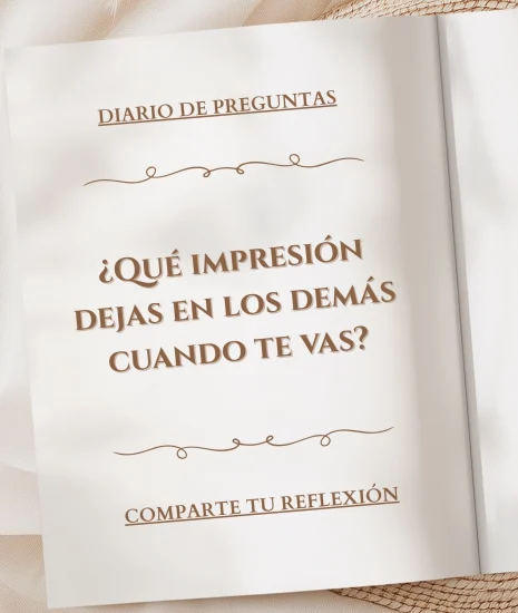 Qué impresión dejas en los demás cuando te vas