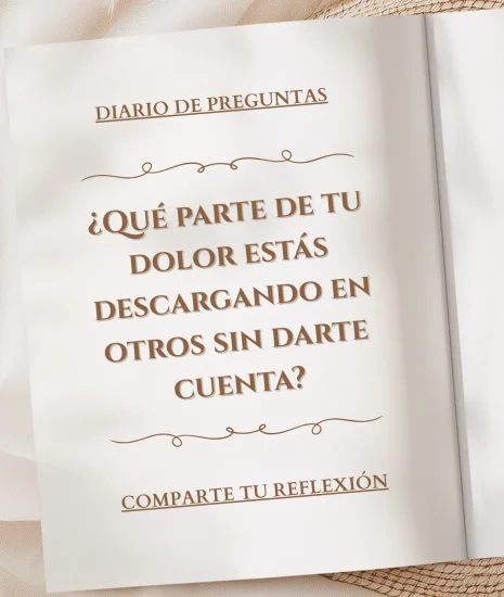 Qué parte de tu dolor estás descargando en otros sin darte cuenta