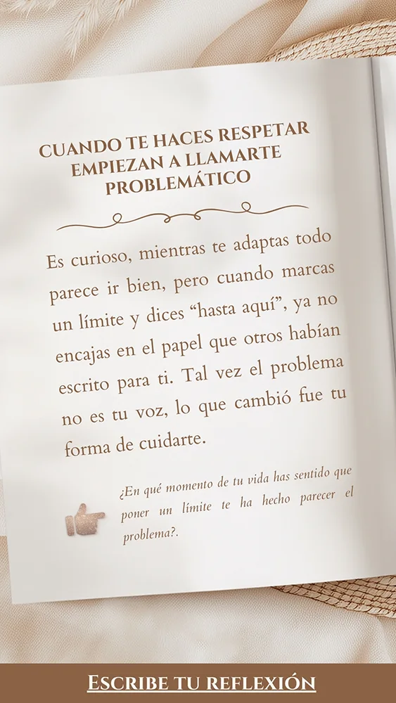 Cuando poner límites te hace parecer problemático