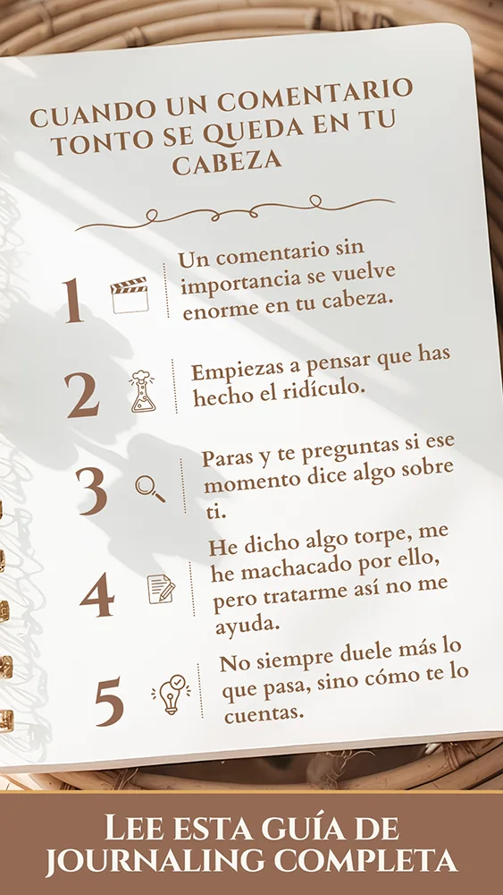 Cuando un comentario tonto en una cafetería se queda contigo todo el día